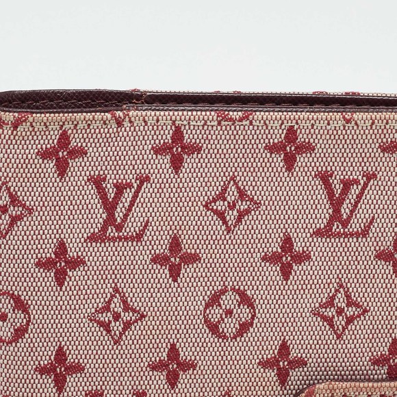 LOUIS VUITTON Cherry Mini Lin Canvas Small Ring Agenda PM Cover - Picture 5 of 8